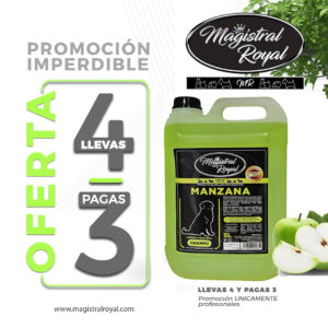 Promoción champú manzana para perros (4×3)