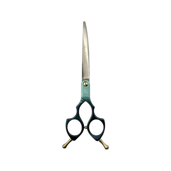Paris 6.5" Curved Green Scissors
