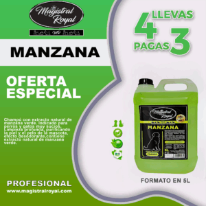 Promoción champú manzana para perros (4×3)