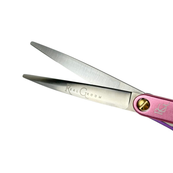 Paris 6.5" Curved Pink Scissors - Image 2