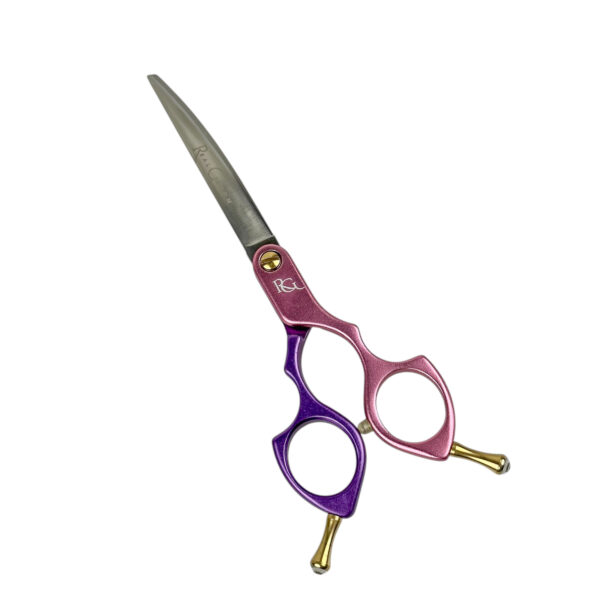Paris 6.5" Curved Pink Scissors - Image 5