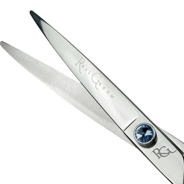 Tavira 7" Curved Piano Tooth Scissors - Image 2