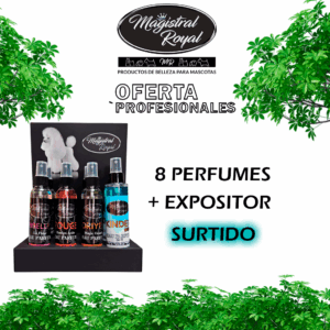 Promoción expositor 8 Perfumes Surtidos